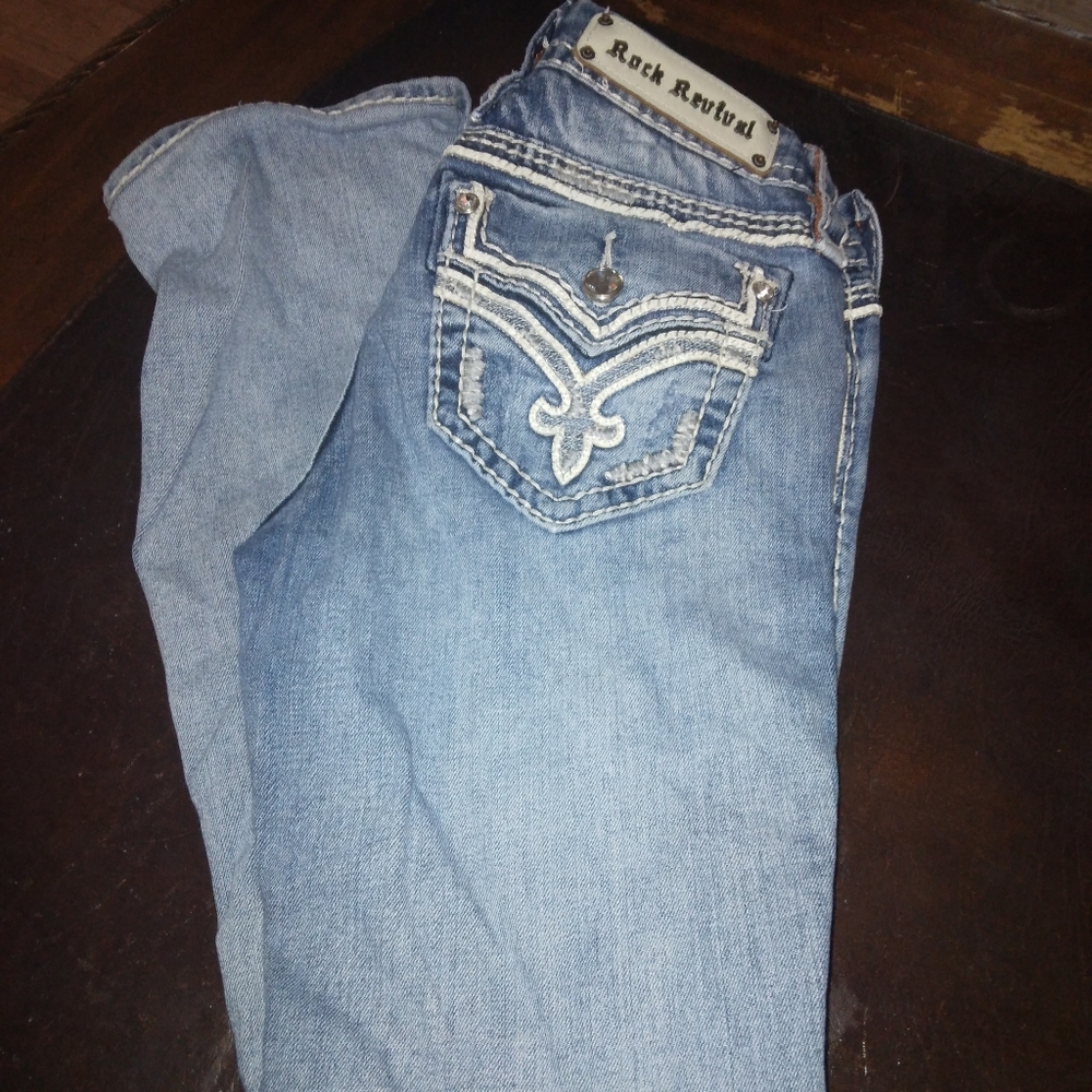 Rock Revival size 27 stone wash